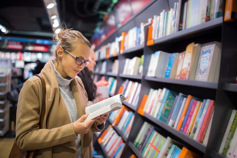 Customer at a Bookstore