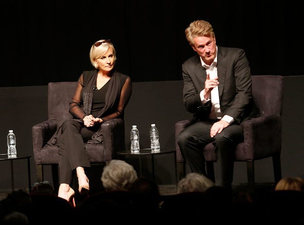 Mika Brzezinki and Joe Scarborough