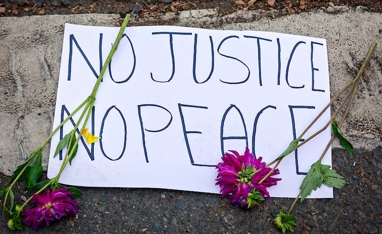 Protest sign
