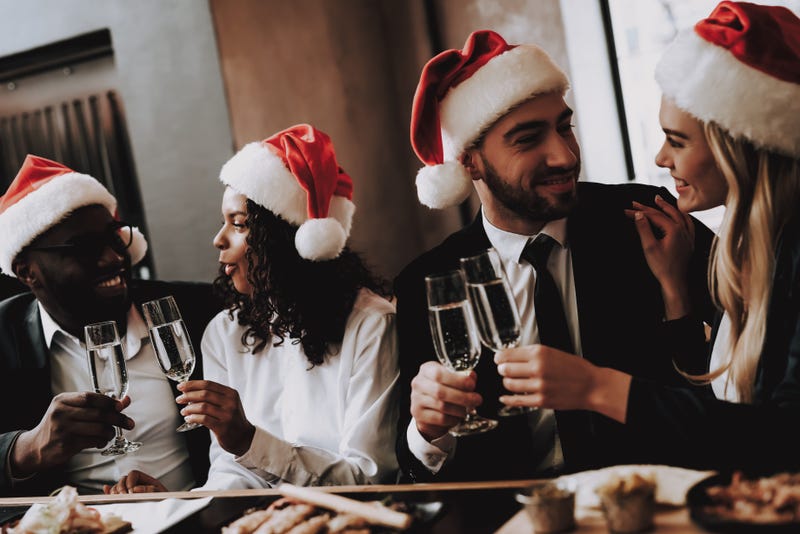 Holiday cocktails and wine