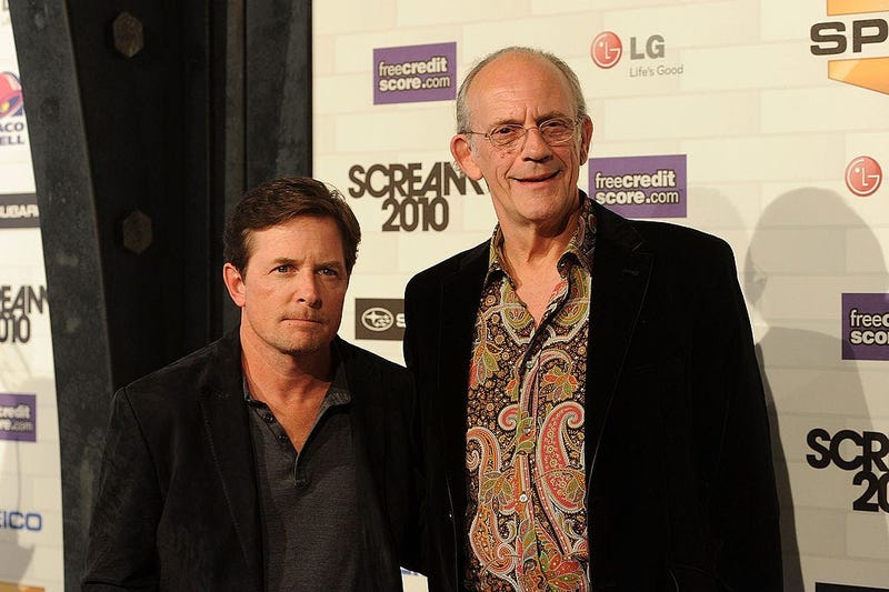 Michael J. Fox and Christopher Lloyd