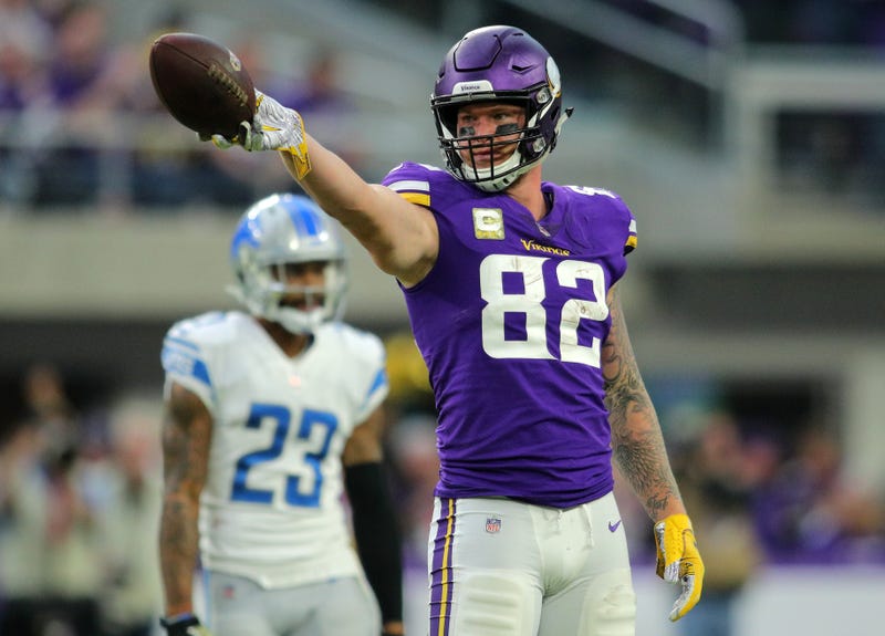 Vikings tight end Kyle Rudolph
