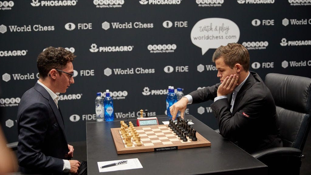 The best chess player in the world, Magnus Carlsen, is playing chess in St. Louis