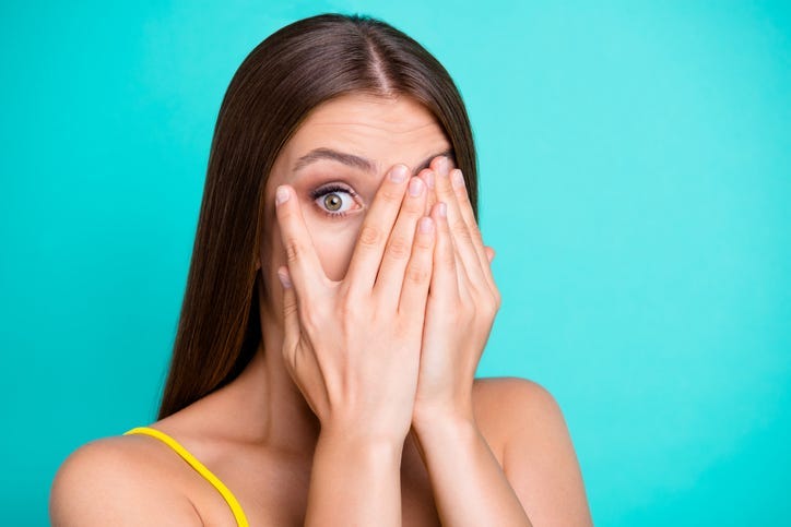 Embarrassed Woman