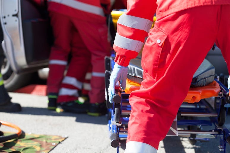 Paramedics, Rescue Operation, Traffic Accident, Car Crash