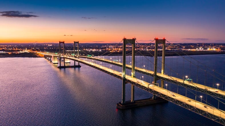 Delaware Memorial Bridge.