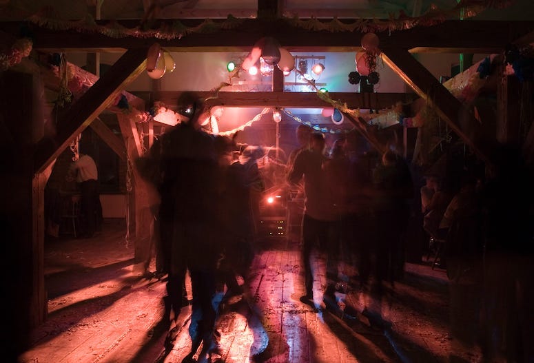 Party, House Party, Lights, Blurry