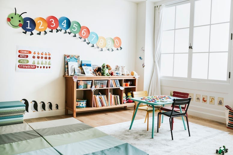 Day Care, Room, Interior, Kindergarten, School