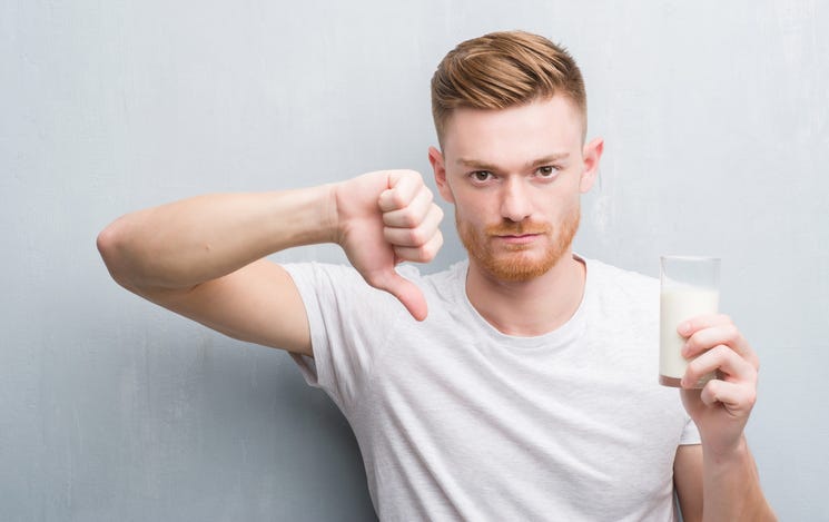 Man Hates Milk