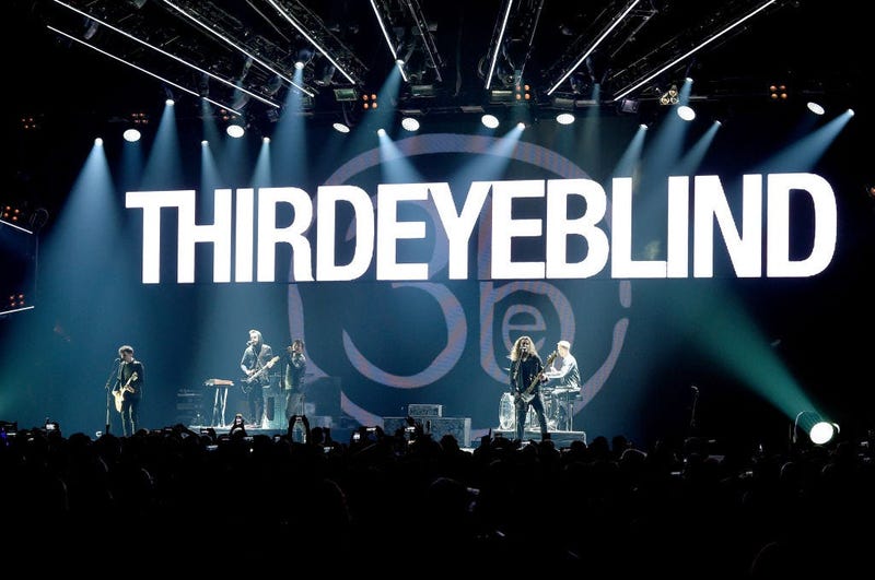 INGLEWOOD, CA - DECEMBER 08: Stephan Jenkins of the band Third Eye Blind performs on stage during the KROQ Absolut Almost Acoustic Christmas at The Forum on December 8, 2018 in Inglewood, California. (Photo by Emma McIntyre/Getty Images for KROQ/Entercom)