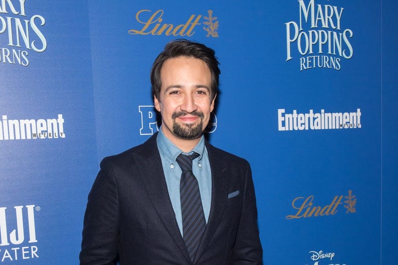 NEW YORK, NY - DECEMBER 17: Actor/playwright Lin-Manuel Miranda attends The Cinema Society's screening of "Mary Poppins Returns" co-hosted by Lindt Chocolate at SVA Theatre on December 17, 2018 in New York City. (Photo by Mike Pont/Getty Images for Lindt