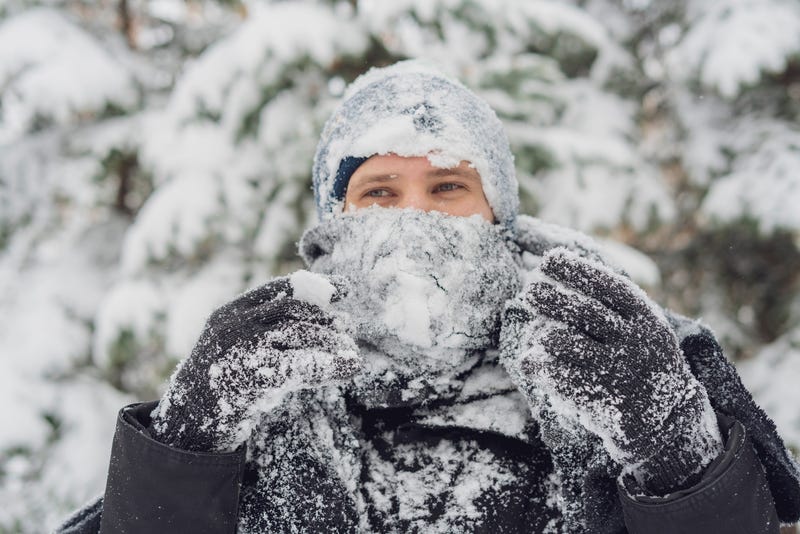 Winter Storm Watch Stock Photo