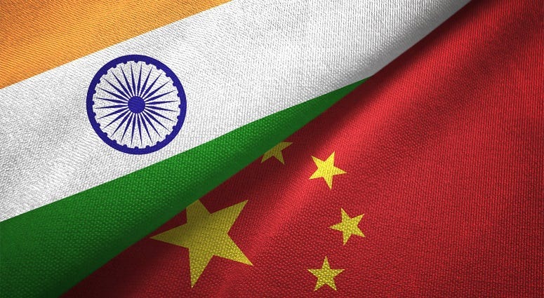 Border problems flaring up between India and China