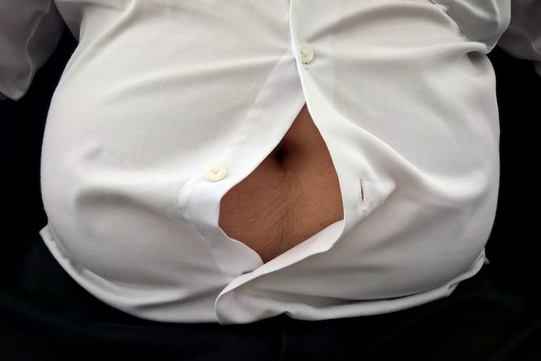 Belly, Beer Gut, Shirt, Close Up, Bellybutton