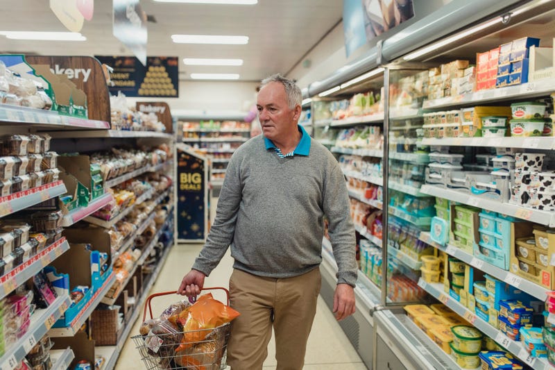 Old Man in Super Market