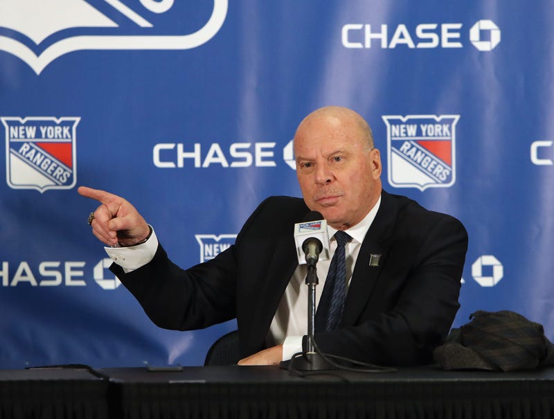 Former New York Ranger head coach Mike Keenan meets with the media prior to the Rangers game against the Carolina Hurricanes at Madison Square Garden on February 08, 2019