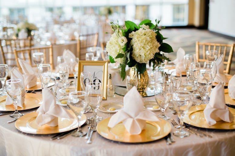 Wedding, Reception, Table, Flowers