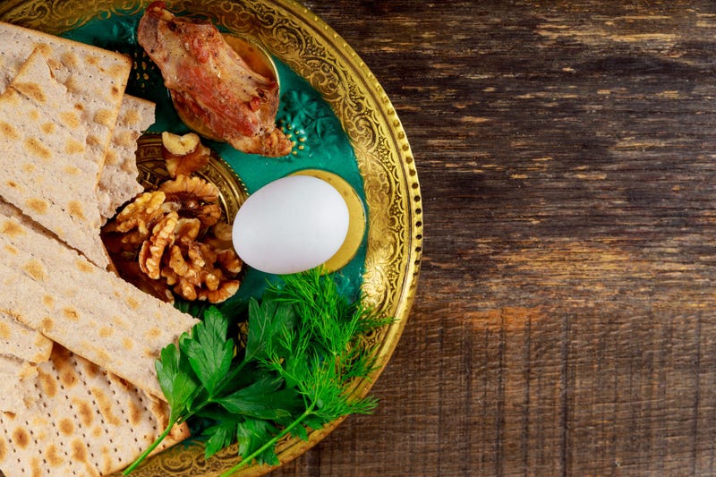 Plated Passover Meal