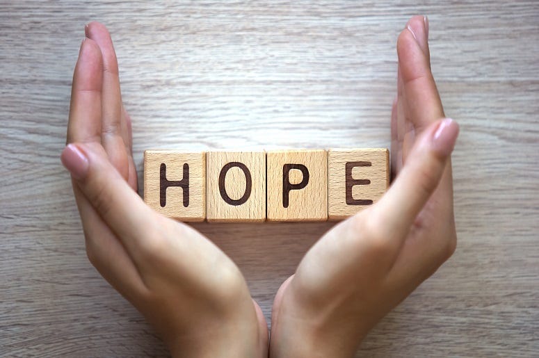 Positive message and positive thinking