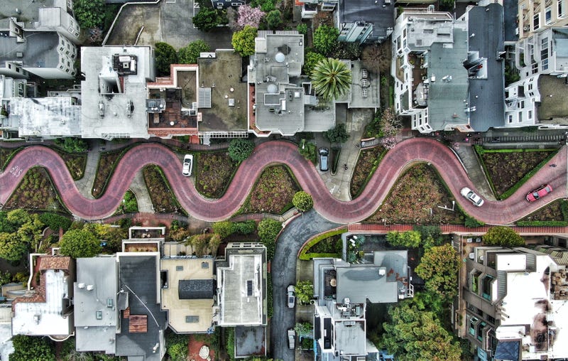 Lombard Street in San Francisco.