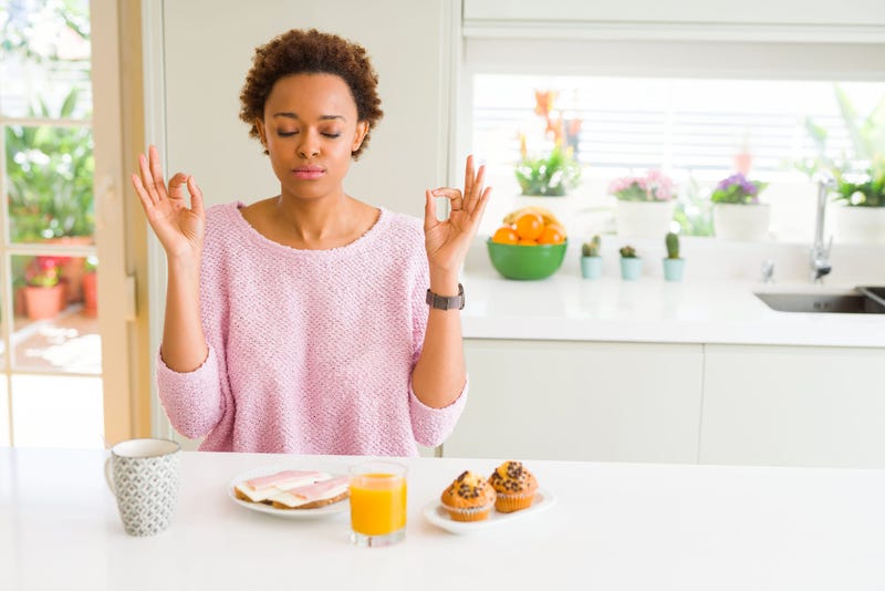 Eating Breakfast alone
