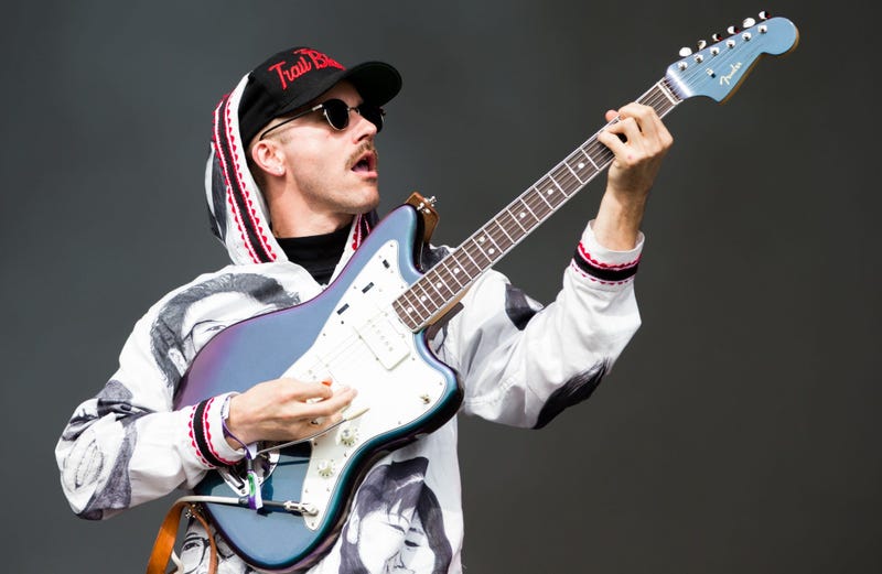 SAO PAULO, BRAZIL - APRIL 05: John Gourley of Portugal the Man performs on stage during the Lollapaloosa Sao Paulo 2019 - Day 1 on April 05, 2019 in Sao Paulo, Brazil. (Photo by Alexandre Schneider/Getty Images) *** Local Caption *** John Gourley