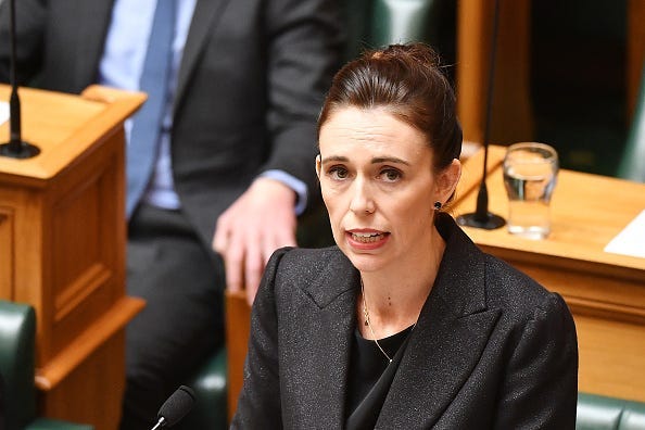 New Zealand Prime Minister Jacinda Ardern