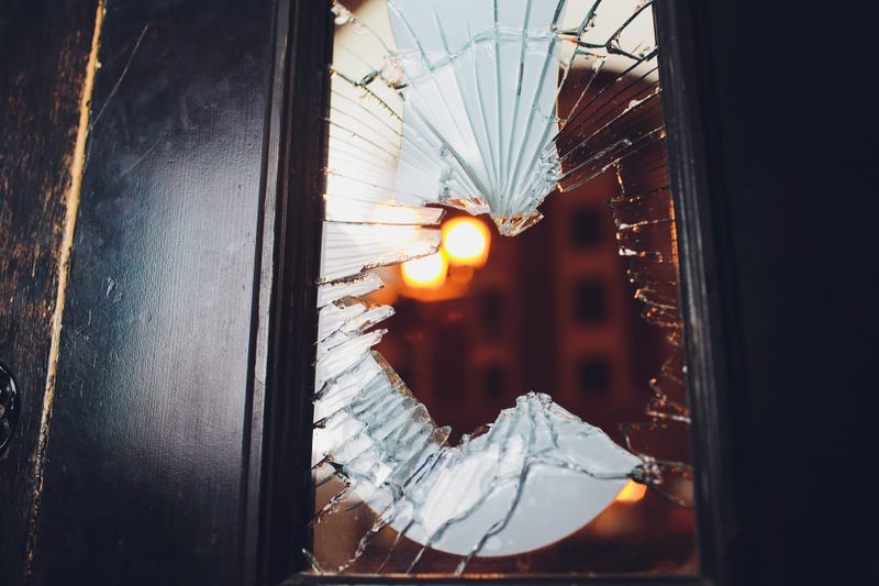 Broken window