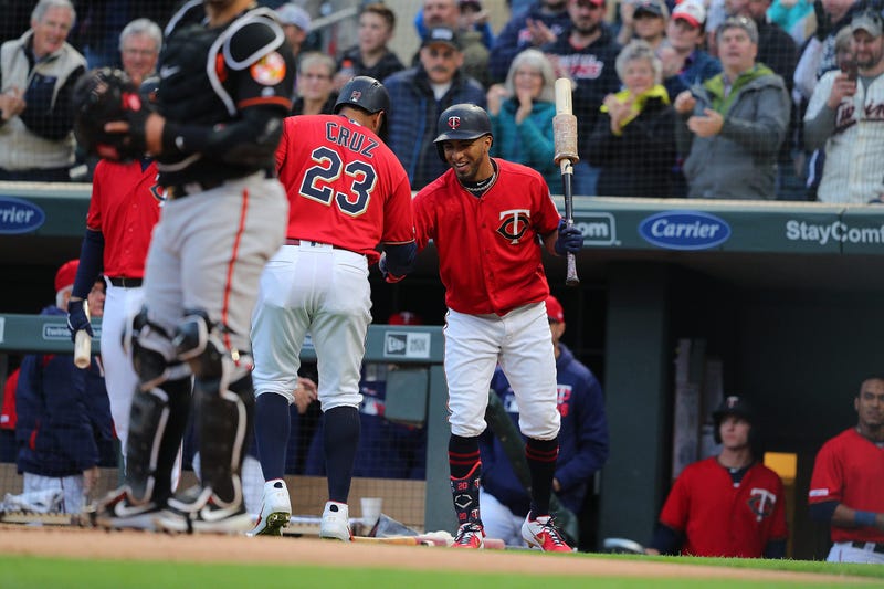 Homer-happy Twins Nelson Cruz and Eddie Rosario