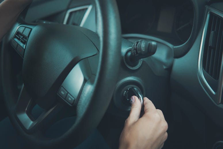 Girl, Hands, Steering Wheel, Key