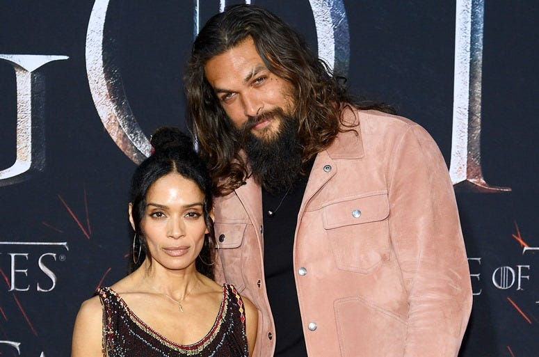 'Game Of Thrones' Season 8 Premiere NEW YORK, NEW YORK - APRIL 03: Lisa Bonet and Jason Momoa attend the 'Game Of Thrones' Season 8 Premiere on April 03, 2019 in New York City.