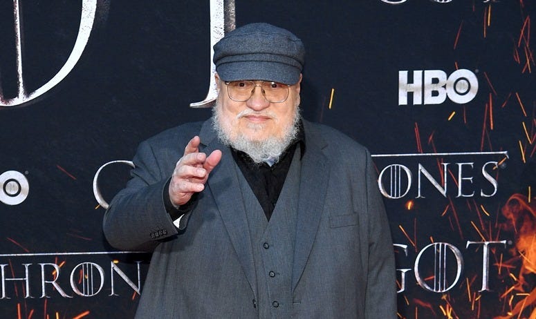 NEW YORK, NEW YORK - APRIL 03: George R. R. Martin attends the "Game Of Thrones" Season 8 Premiere on April 03, 2019 in New York City. 