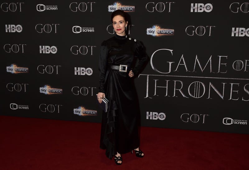 Carice van Houten attends the 'Game of Thrones' Season 8 screening at the Waterfront Hall on April 12, 2019 in Belfast, Northern Ireland.
