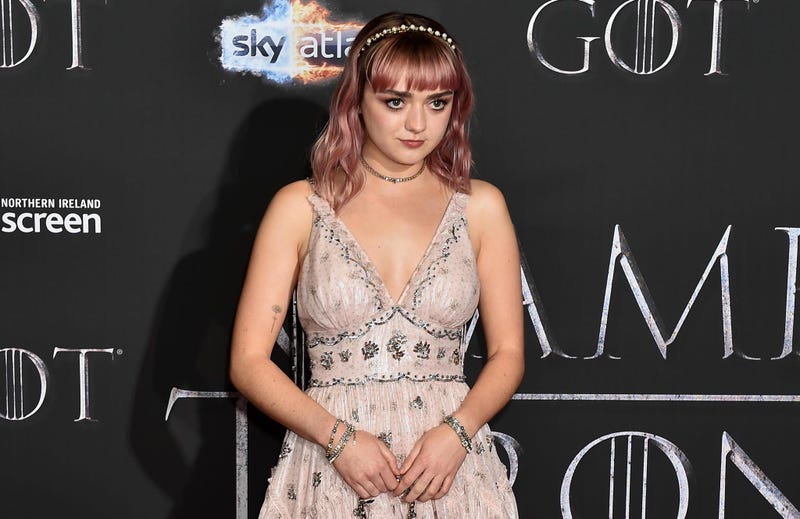 Maisie Williams attends the 'Game of Thrones' Season 8 screening at the Waterfront Hall on April 12, 2019 in Belfast, Northern Ireland.