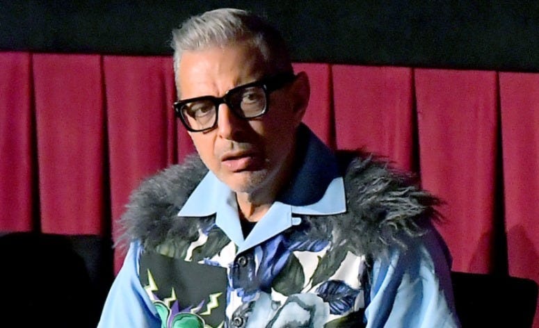 HOLLYWOOD, CALIFORNIA - APRIL 13: Jeff Goldblum speaks onstage at the screening of 'Nashville' at the 2019 TCM 10th Annual Classic Film Festival on April 13, 2019