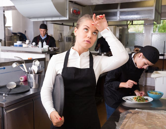 bad restaurant employee