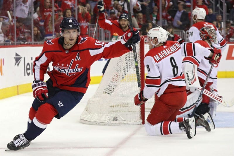 Nicklas Backstrom scored twice and the Capitals took charge in Game 5.