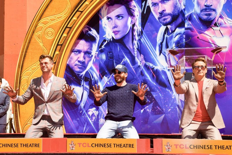 Chris Hemsworth, Chris Evans, Robert Downey Jr. 