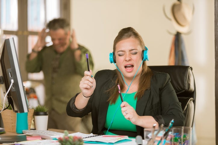 singing at work