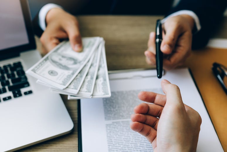 Mortgage, Cash, Pen, Contract, Businessman