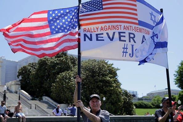 Rally Against Anti-Semitism Held At U.S. Capitol