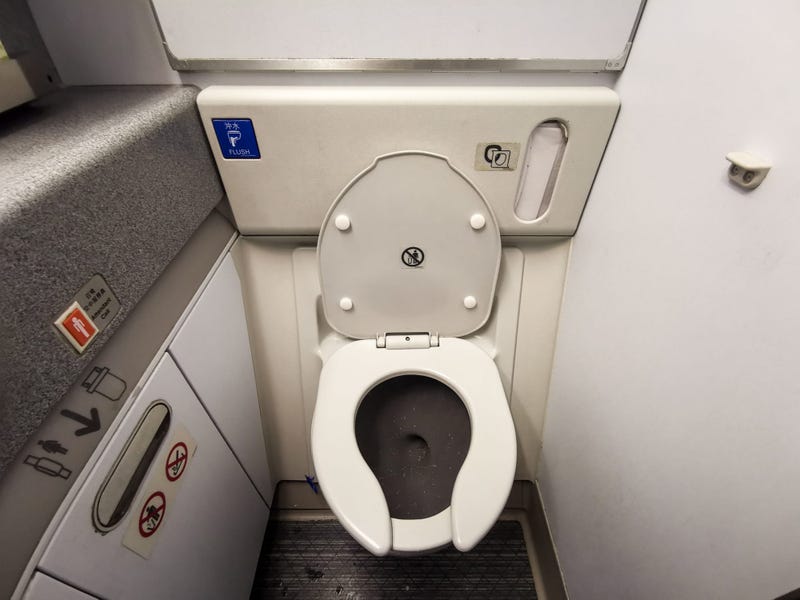 Plane toilet