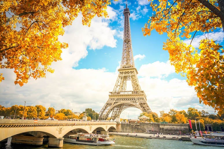 Paris, Fall, Autumn, Eiffel Tower, Pont dIena
