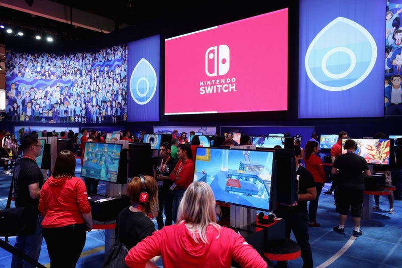 Game enthusiasts and industry visit the Nintendo exhibit during the E3 Video Game Convention at the Los Angeles Convention Center on June 11, 2019 in Los Angeles, California.