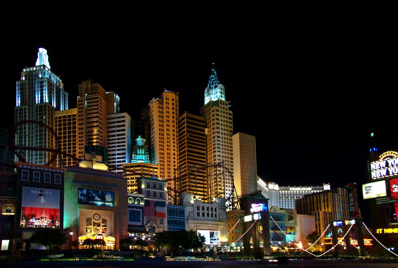 Exterior view of the New York New York Hotel in Las Vegas
