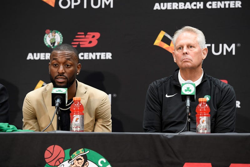 Kemba Walker and Danny Ainge