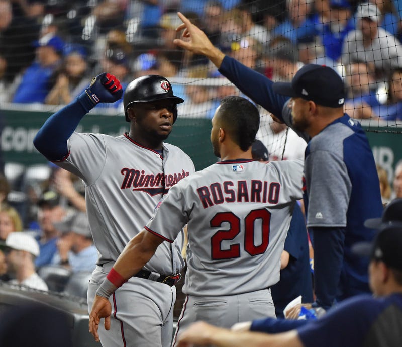 Miguel Sano after his home run