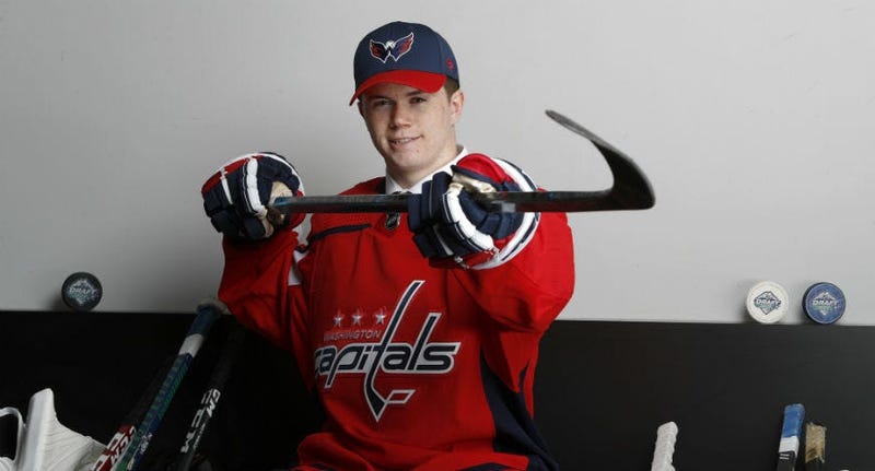 Washington Capitals made Connor McMichael their top pick in the 2019 NHL Draft.