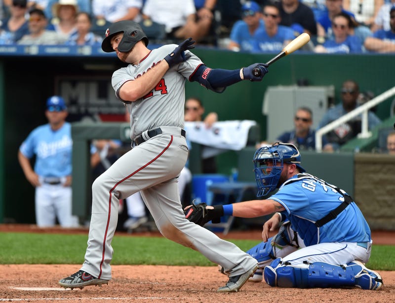Twins first baseman CJ Cron with go-ahead hit