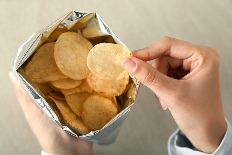 Potato Chips, Bag, Finfers